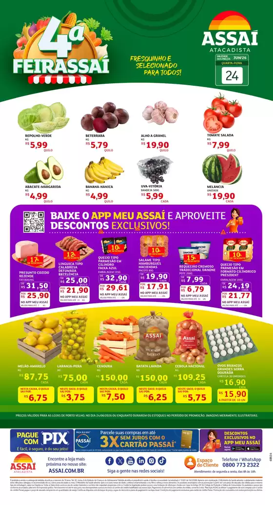 Catálogo Assaí Atacadista | Encarte Assaí Atacadista 48614-39 | 2026-06-24T00:00:00.000Z - 2026-06-24T00:00:00.000Z