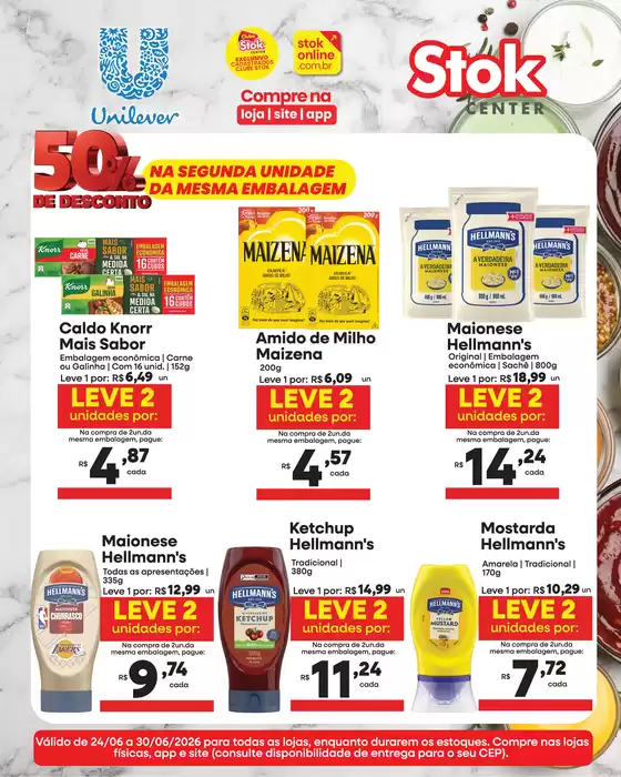 Catálogo Stok Center | 54605 unilever | 2026-06-24T00:00:00.000Z - 2026-06-30T00:00:00.000Z