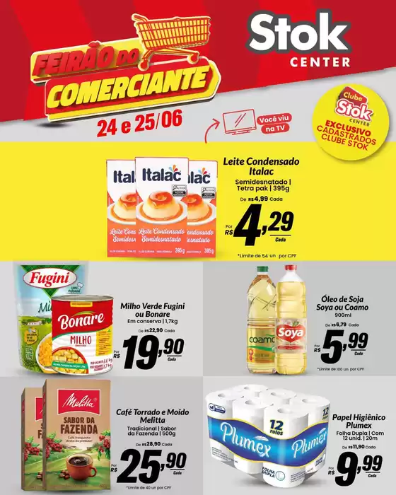 Catálogo Stok Center | Encarte Stok Center | 2026-06-24T00:00:00.000Z - 2026-06-25T00:00:00.000Z