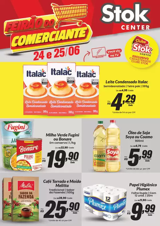 Catálogo Stok Center | Ofertas Stok Center | 2026-06-24T00:00:00.000Z - 2026-06-25T00:00:00.000Z