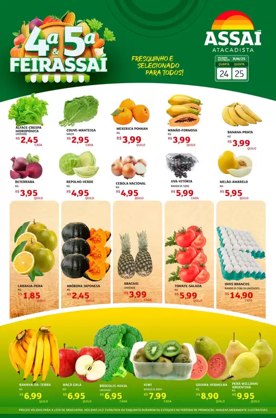 Catálogo Assaí Atacadista | Encarte Assaí Atacadista 48641-813 | 2026-06-24T00:00:00.000Z - 2026-06-25T00:00:00.000Z