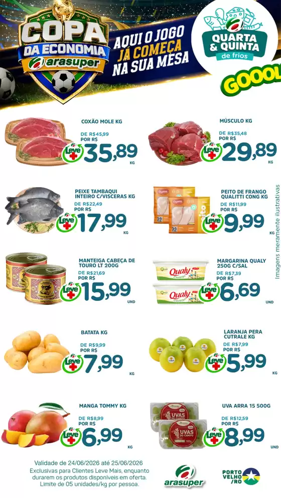 Catálogo Araújo Supermercados | Ofertas para caçadores de pechinchas | 2026-06-24T00:00:00.000Z - 2026-06-25T00:00:00.000Z