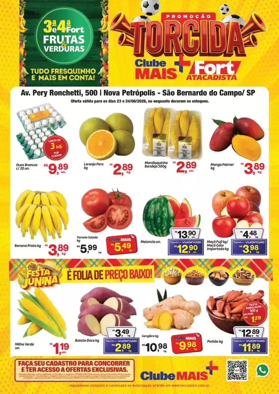 Catálogo Fort Atacadista | SP Fort FLV 3ª e 4ª Verde 23 e 24 JUN 26 Sao Bernardo | 2026-06-23T00:00:00.000Z - 2026-06-24T00:00:00.000Z