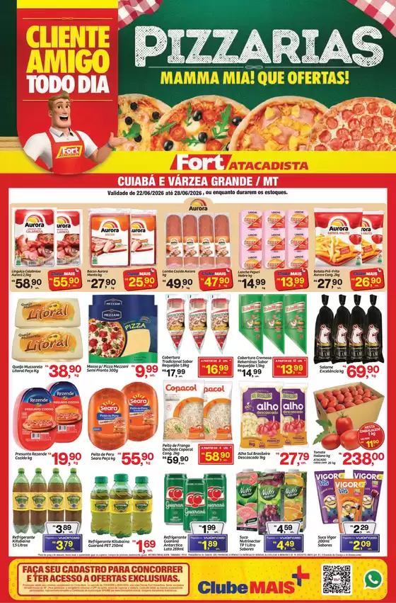 Catálogo Fort Atacadista | MT Fort Food Pizzaria 22 a 27 JUN 26 | 2026-06-22T00:00:00.000Z - 2026-06-28T00:00:00.000Z