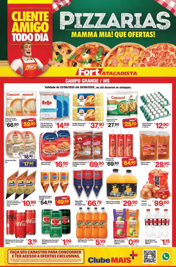 Catálogo Fort Atacadista | MS Fort Food Pizzaria 22 a 28 JUN 26 | 2026-06-22T00:00:00.000Z - 2026-06-28T00:00:00.000Z
