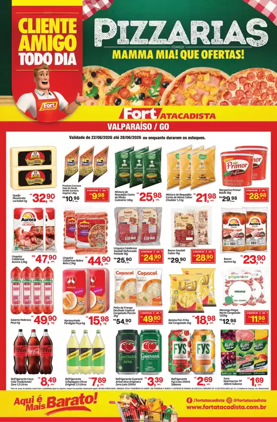 Catálogo Fort Atacadista | DF Fort Food Service Pizzaria 22 a 28 JUN 26 | 2026-06-22T00:00:00.000Z - 2026-06-28T00:00:00.000Z