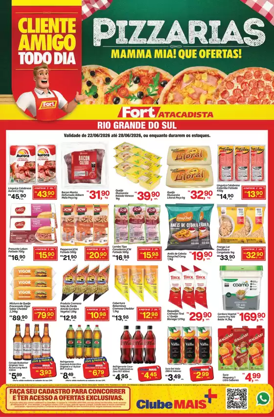 Catálogo Fort Atacadista | RS Fort Food Pizzaria 22 a 28 JUN 26 Final | 2026-06-22T00:00:00.000Z - 2026-06-28T00:00:00.000Z