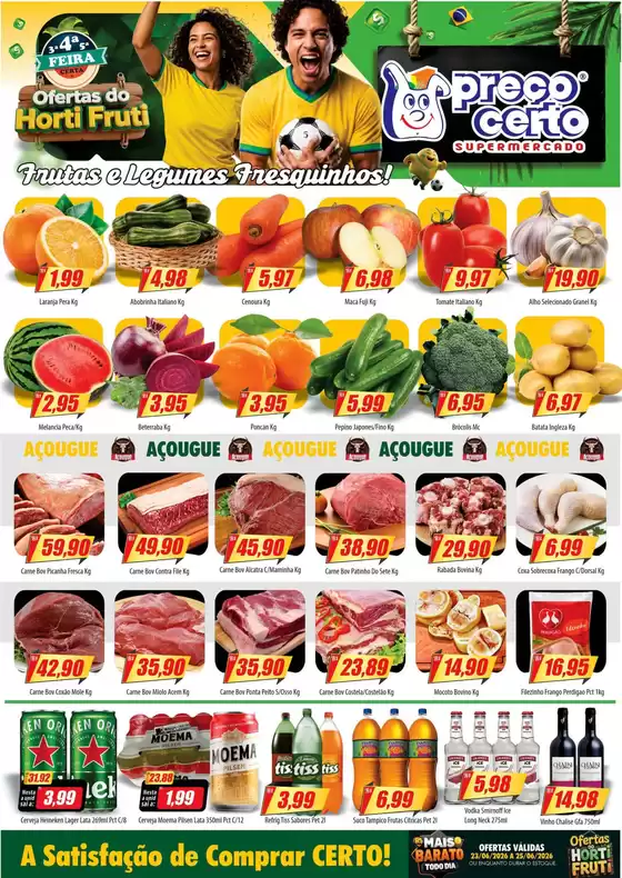 Catálogo Preço Certo | Ofertas de Horti Fruti | 2026-06-24T00:00:00.000Z - 2026-06-25T00:00:00.000Z