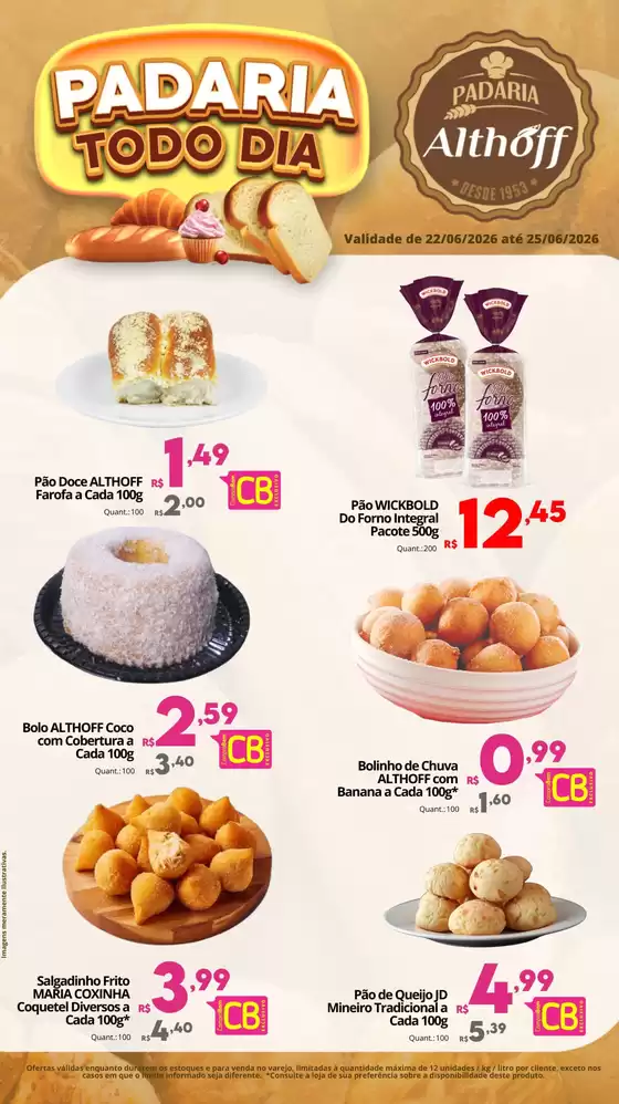 Catálogo Althoff Supermercados | Padaria Todo Dia | 2026-06-24T00:00:00.000Z - 2026-06-25T00:00:00.000Z