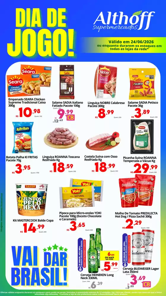 Catálogo Althoff Supermercados | Ofertas para o dia do Jogo | 2026-06-24T00:00:00.000Z - 2026-06-24T00:00:00.000Z