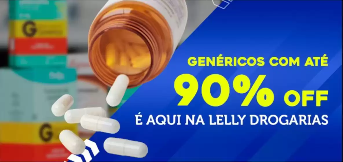 Catálogo Lelly Drogarias | Genericos com ate 90% off e aqui na lelly drogarias ! | 2026-06-24T00:00:00.000Z - 2026-07-30T00:00:00.000Z