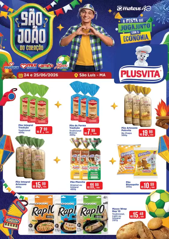 Catálogo Supermercados Mateus | Especial de Pães Bimbo | 2026-06-23T00:00:00.000Z - 2026-06-25T00:00:00.000Z