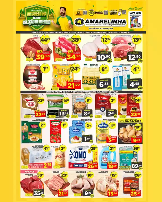Catálogo Amarelinha Supermercados | SELEÇÃO DE OFERTAS | 2026-06-25T00:00:00.000Z - 2026-06-28T00:00:00.000Z