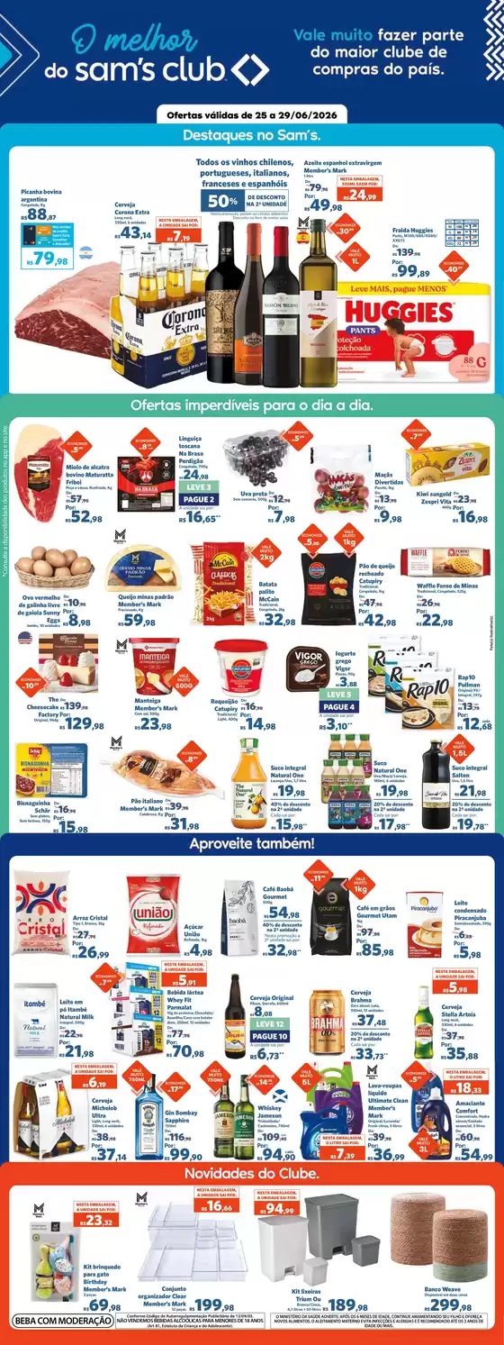 Catálogo Sam's Club | OFERTAS SEMANAL | 2026-06-25T00:00:00.000Z - 2026-06-29T00:00:00.000Z