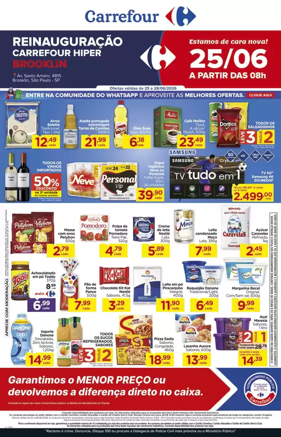 Catálogo Carrefour | REINAUGURAÇÃO - LOJA SBK | 2026-06-25T00:00:00.000Z - 2026-06-28T00:00:00.000Z