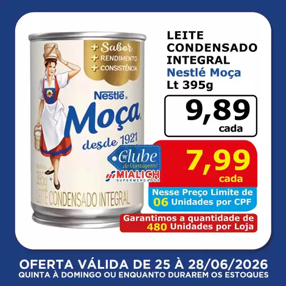Catálogo Mialich Supermercados | Encarte Mialich Supermercados | 2026-06-25T00:00:00.000Z - 2026-06-28T00:00:00.000Z
