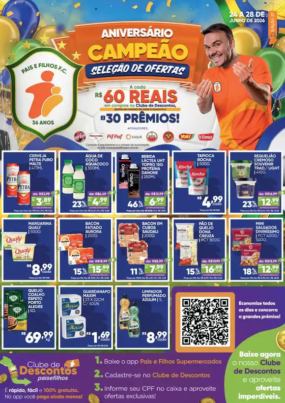 Catálogo Pais e Filhos Supermercados | PeF Revista Aniversario 01 DIGITAL | 2026-06-24T00:00:00.000Z - 2026-06-28T00:00:00.000Z