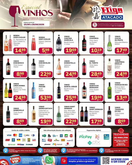 Catálogo Higa Atacado | Higa atacado folheto vinhos 20260625 20260629 xGRohHZo7lTH | 2026-06-25T00:00:00.000Z - 2026-06-29T00:00:00.000Z