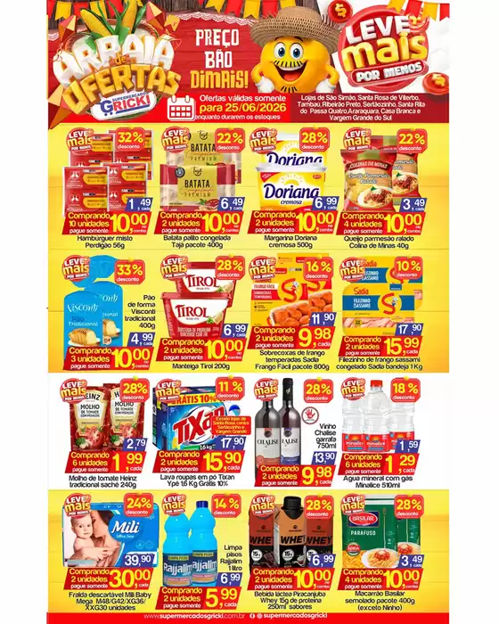 Catálogo Supermercados Gricki em Primavera do Leste | Encarte Supermercados Gricki | 2026-06-25T00:00:00.000Z - 2026-06-25T00:00:00.000Z