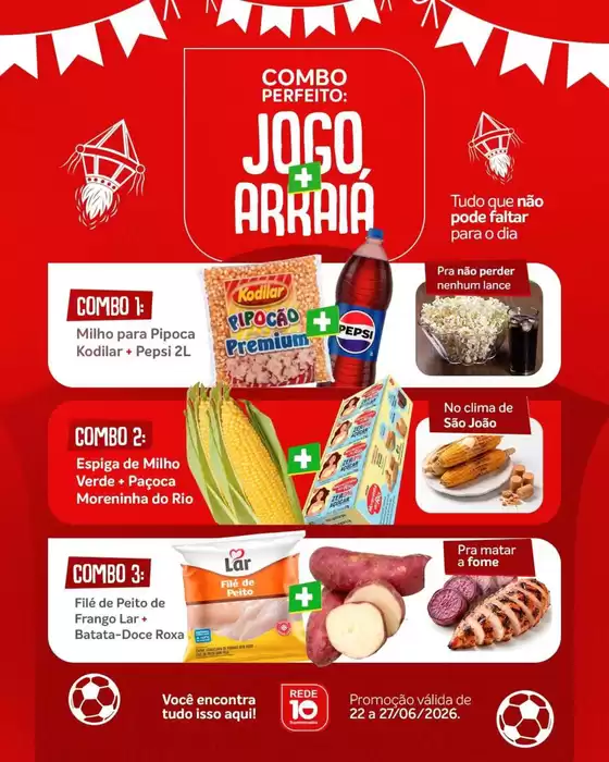 Catálogo Rede 10 | Melhores ofertas para todos os clientes | 2026-06-22T00:00:00.000Z - 2026-06-27T00:00:00.000Z