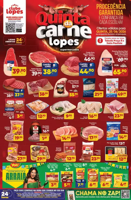 Catálogo Lopes Supermercados | QUINTA DA CARNE - | 2026-06-25T00:00:00.000Z - 2026-06-25T00:00:00.000Z