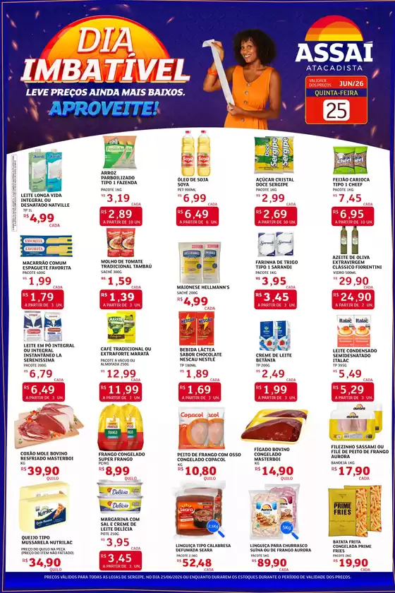 Catálogo Assaí Atacadista | Encarte Assaí Atacadista 48729-668 | 2026-06-25T00:00:00.000Z - 2026-06-25T00:00:00.000Z