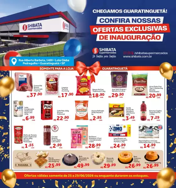 Catálogo Shibata Supermercados | Melhores ofertas e descontos | 2026-06-25T00:00:00.000Z - 2026-06-29T00:00:00.000Z