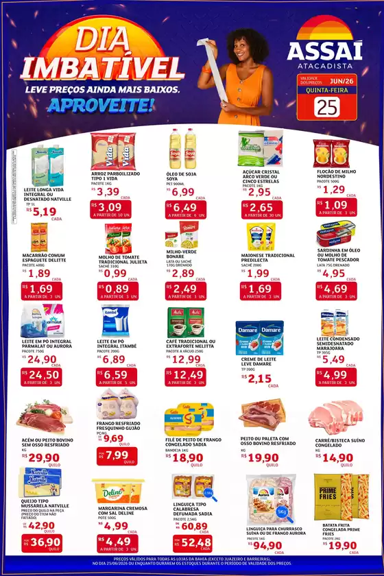 Catálogo Assaí Atacadista | Encarte Assaí Atacadista 48729-669 | 2026-06-25T00:00:00.000Z - 2026-06-25T00:00:00.000Z