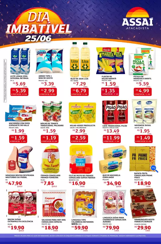 Catálogo Assaí Atacadista | Encarte Assaí Atacadista 48193-357 | 2026-06-25T00:00:00.000Z - 2026-06-25T00:00:00.000Z