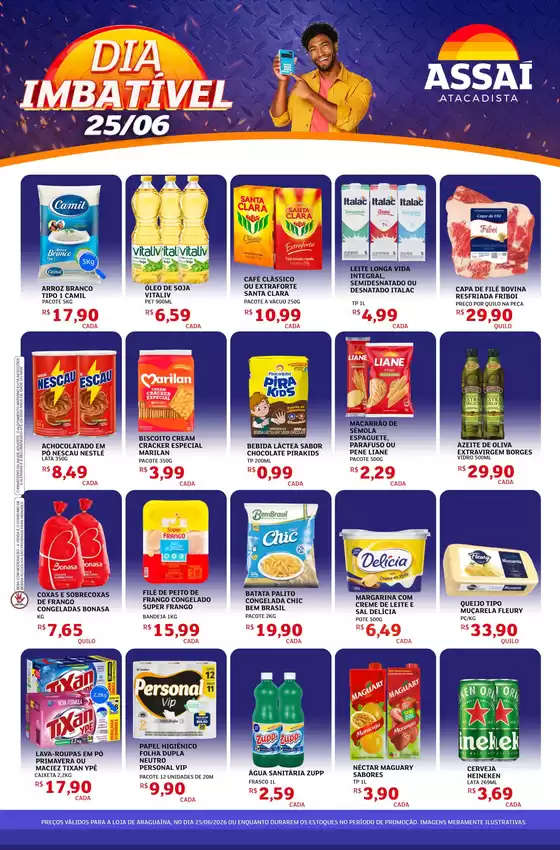 Catálogo Assaí Atacadista em Remanso | Encarte Assaí Atacadista 48504-813 | 2026-06-25T00:00:00.000Z - 2026-06-25T00:00:00.000Z