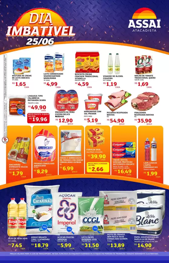 Catálogo Assaí Atacadista em Remanso | Encarte Assaí Atacadista 48288-64 | 2026-06-25T00:00:00.000Z - 2026-06-25T00:00:00.000Z