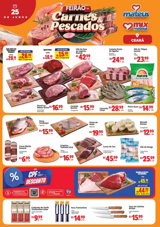 Catálogo Supermercados Mateus | Feirão de Carnes e Pescados | 2026-06-24T00:00:00.000Z - 2026-06-25T00:00:00.000Z