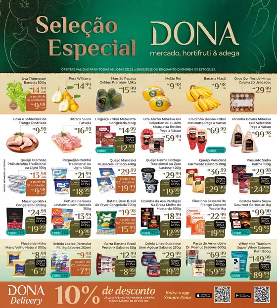 Catálogo Dona de Casa Supermercados | SELEÇÃO DE OFERTAS | 2026-06-26T00:00:00.000Z - 2026-06-28T00:00:00.000Z