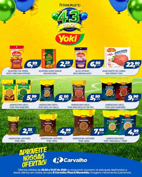 Catálogo R Carvalho Supermercado | Oferta | 2026-06-26T00:00:00.000Z - 2026-07-31T00:00:00.000Z