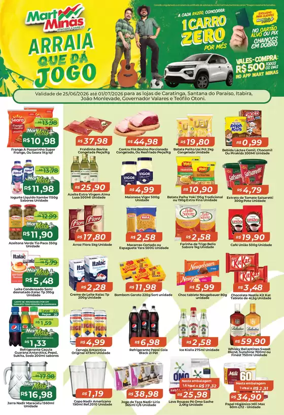 Catálogo Mart Minas | Ofertas exclusivas para nossos clientes | 2026-06-25T00:00:00.000Z - 2026-07-01T00:00:00.000Z