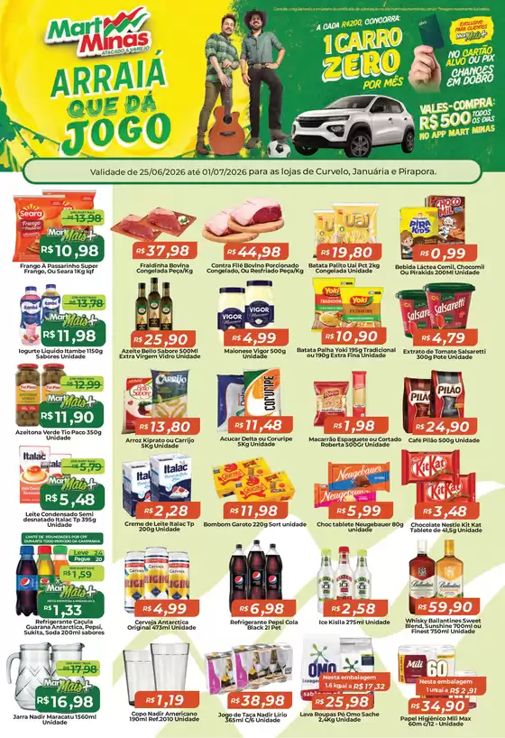 Catálogo Mart Minas | 287 CurveloJanuariaPirapora 8 1 | 2026-06-25T00:00:00.000Z - 2026-07-01T00:00:00.000Z