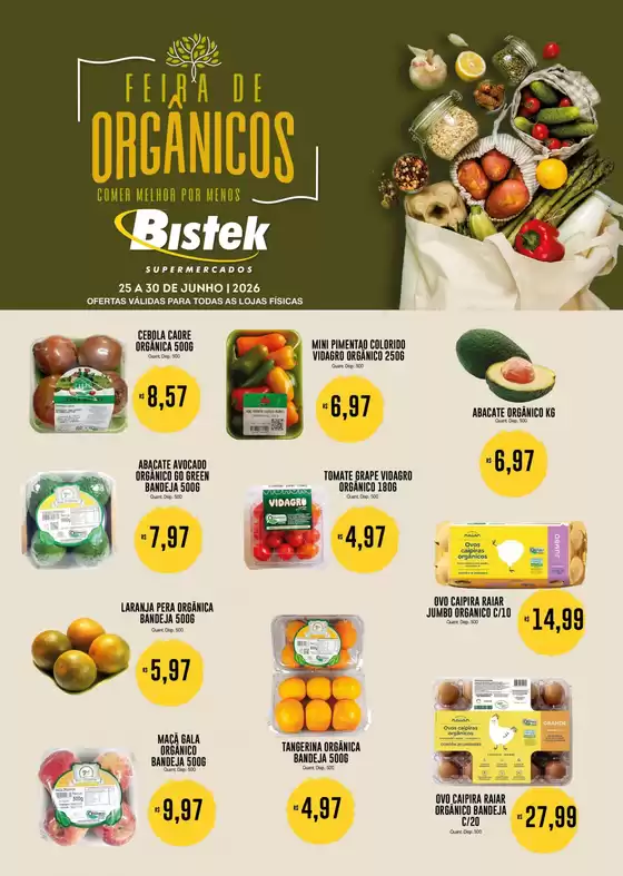 Catálogo Bistek Supermercados | Promoções especiais em andamento | 2026-06-25T00:00:00.000Z - 2026-06-30T00:00:00.000Z