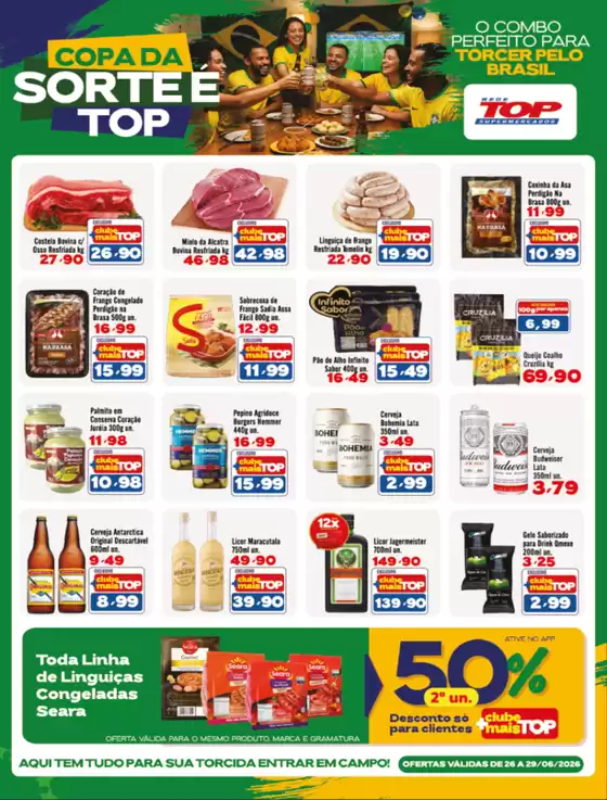 Catálogo Rede Top | Ofertas do folheto | 2026-06-26T00:00:00.000Z - 2026-06-29T00:00:00.000Z