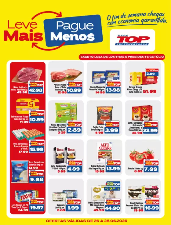 Catálogo Rede Top | Ofertas exclusivas para nossos clientes | 2026-06-26T00:00:00.000Z - 2026-06-28T00:00:00.000Z