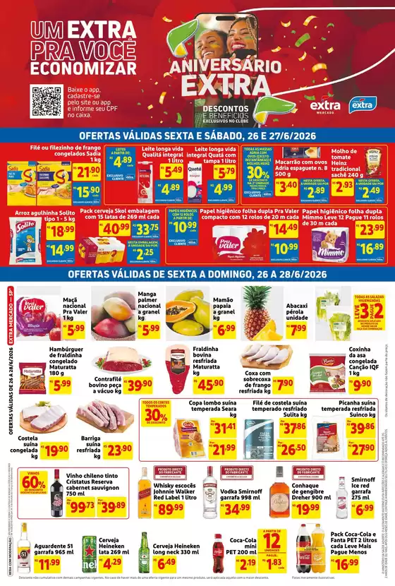 Catálogo Extra | Pechinchas e ofertas atuais | 2026-06-26T00:00:00.000Z - 2026-06-28T00:00:00.000Z