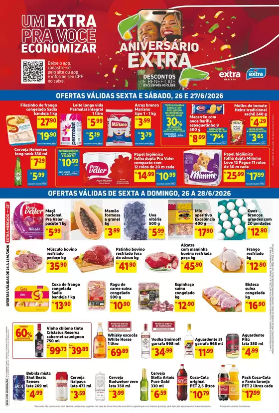 Catálogo Extra | Novas ofertas para descobrir | 2026-06-26T00:00:00.000Z - 2026-06-28T00:00:00.000Z
