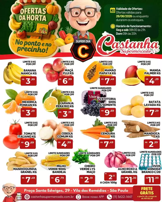 Catálogo Supermercado Castanha | Nossas melhores ofertas para você | 2026-06-26T00:00:00.000Z - 2026-06-26T00:00:00.000Z