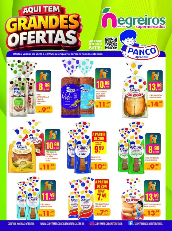Catálogo Negreiros Supermercados | Ofertas especiais atraentes para todos | 2026-06-26T00:00:00.000Z - 2026-07-07T00:00:00.000Z