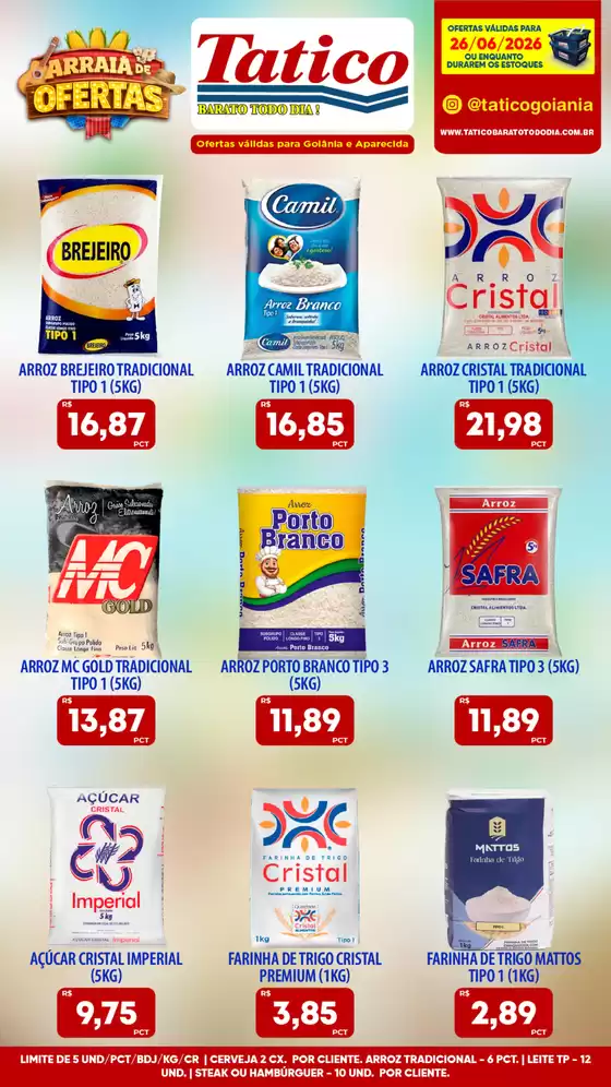 Catálogo Tatico | Ofertas para caçadores de pechinchas | 2026-06-26T00:00:00.000Z - 2026-06-26T00:00:00.000Z