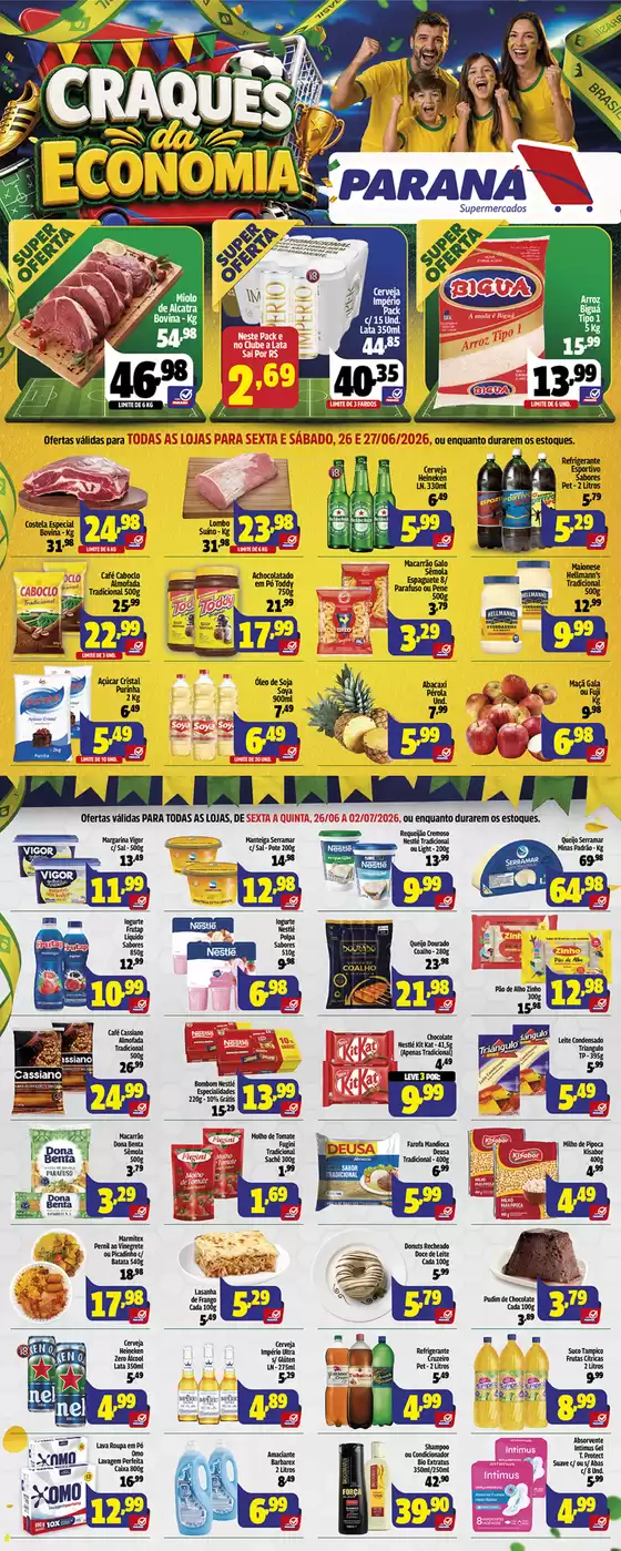 Catálogo Paraná Supermercados | Ofertas exclusivas e pechinchas | 2026-06-26T00:00:00.000Z - 2026-07-02T00:00:00.000Z