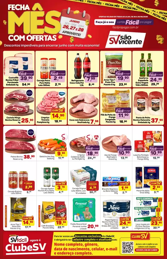 Catálogo Supermercados São Vicente | Ofertas e promoções atuais | 2026-06-26T00:00:00.000Z - 2026-06-28T00:00:00.000Z