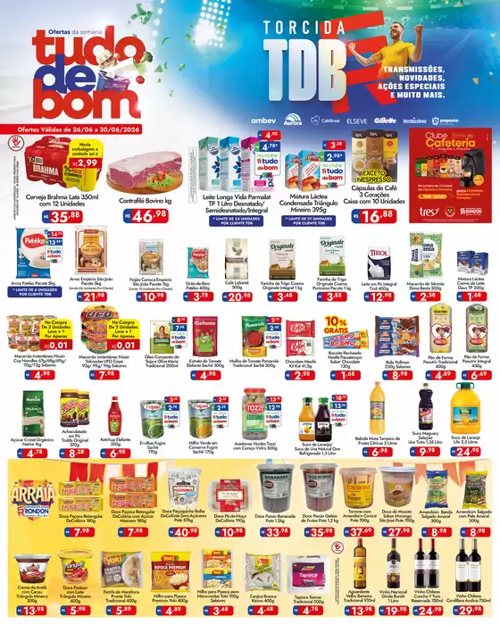 Catálogo Supermercados Rondon | Promoções especiais em andamento | 2026-06-26T00:00:00.000Z - 2026-06-30T00:00:00.000Z
