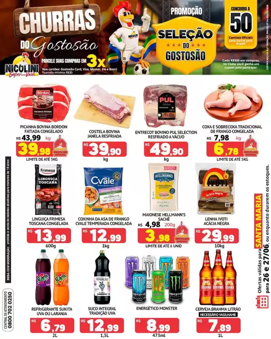 Catálogo Super Nicolini | Ofertas especiais para você | 2026-06-26T00:00:00.000Z - 2026-06-27T00:00:00.000Z
