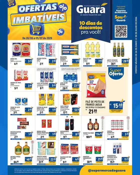 Catálogo Supermercado Guará | Ofertas e promoções atuais | 2026-06-26T00:00:00.000Z - 2026-07-05T00:00:00.000Z