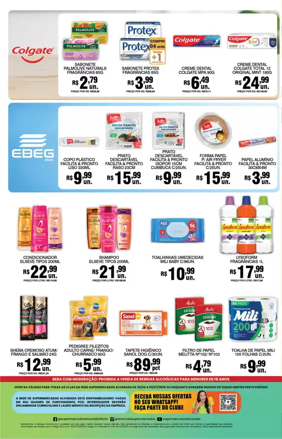Catálogo Supermercados Alvorada | Grandes descontos em produtos selecionados | 2026-06-25T00:00:00.000Z - 2026-07-01T00:00:00.000Z